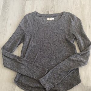 Dark grey Madewell long sleeve top